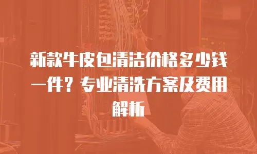 新款牛皮包清洁价格多少钱一件？专业清洗方案及费用解析