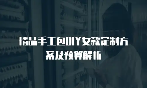 精品手工包DIY女款定制方案及预算解析