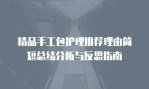 精品手工包护理推荐理由简短总结分析与反思指南