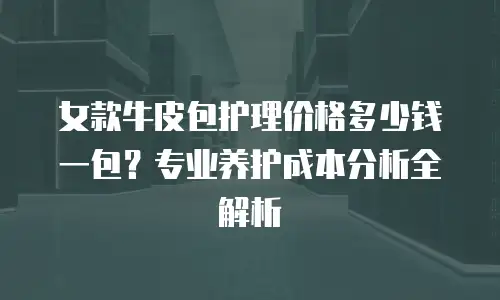 女款牛皮包护理价格多少钱一包？专业养护成本分析全解析