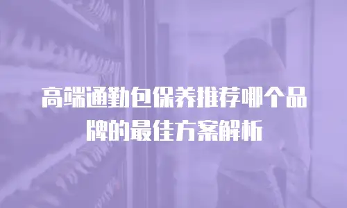 高端通勤包保养推荐哪个品牌的最佳方案解析