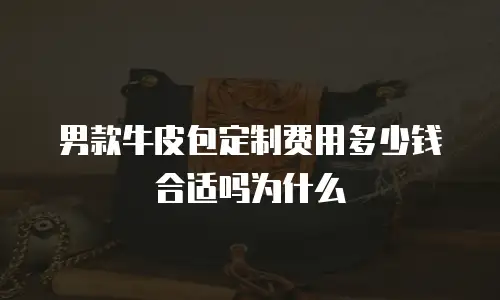 男款牛皮包定制费用多少钱合适吗为什么
