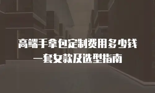 高端手拿包定制费用多少钱一套女款及选型指南