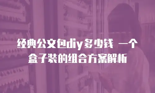 经典公文包diy多少钱 一个盒子装的组合方案解析