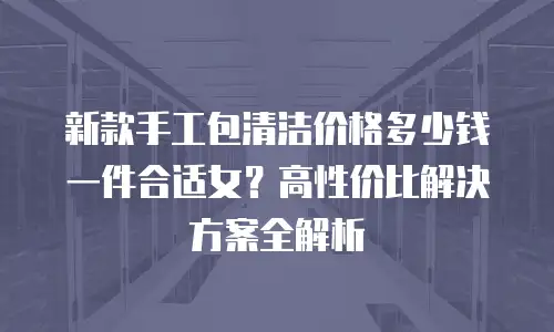 新款手工包清洁价格多少钱一件合适女？高性价比解决方案全解析