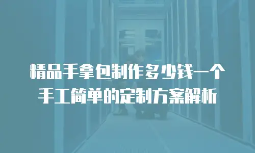 精品手拿包制作多少钱一个手工简单的定制方案解析