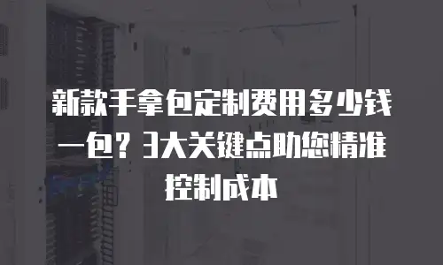 新款手拿包定制费用多少钱一包？3大关键点助您精准控制成本