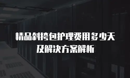 精品斜挎包护理费用多少天及解决方案解析