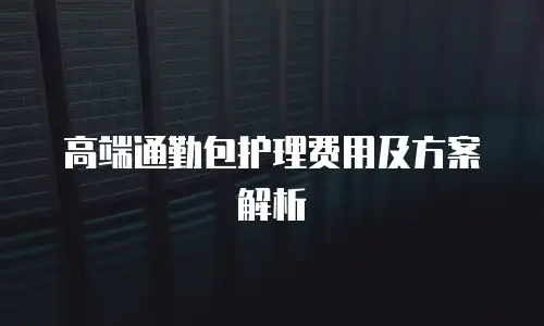 高端通勤包护理费用及方案解析