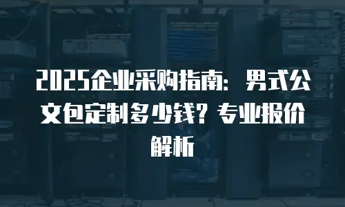 2025企业采购指南：男式公文包定制多少钱？专业报价解析