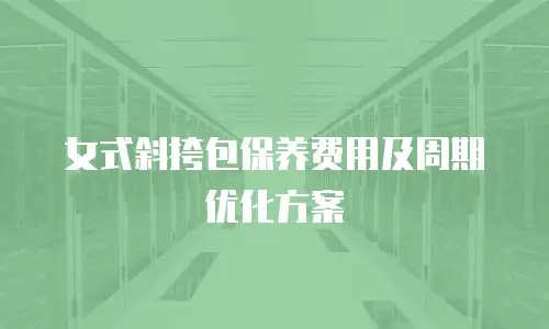 女式斜挎包保养费用及周期优化方案