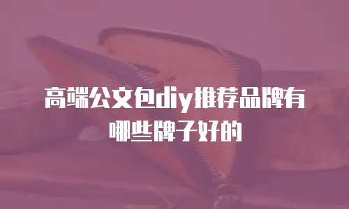 高端公文包diy推荐品牌有哪些牌子好的