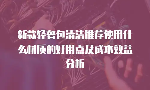 新款轻奢包清洁推荐使用什么材质的好用点及成本效益分析