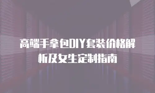 高端手拿包DIY套装价格解析及女生定制指南