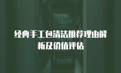 经典手工包清洁推荐理由解析及价值评估