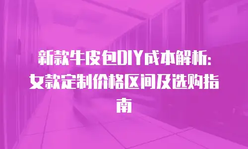 新款牛皮包DIY成本解析：女款定制价格区间及选购指南