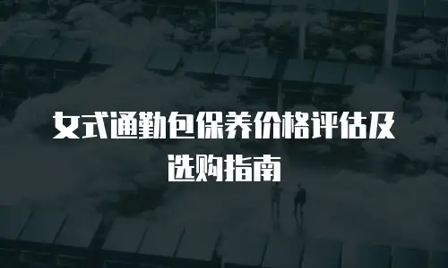 女式通勤包保养价格评估及选购指南