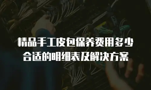 精品手工皮包保养费用多少合适的明细表及解决方案
