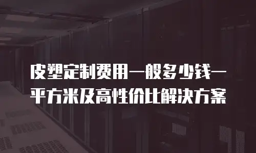 皮塑定制费用一般多少钱一平方米及高性价比解决方案