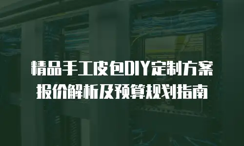 精品手工皮包DIY定制方案报价解析及预算规划指南