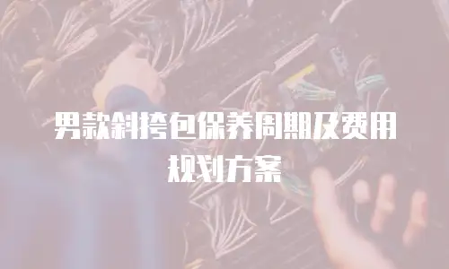 男款斜挎包保养周期及费用规划方案