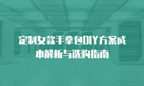 定制女款手拿包DIY方案成本解析与选购指南