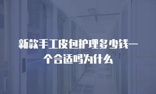新款手工皮包护理多少钱一个合适吗为什么