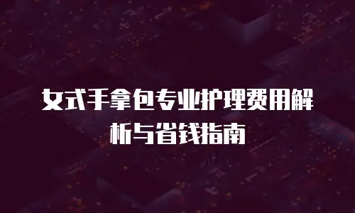 女式手拿包专业护理费用解析与省钱指南