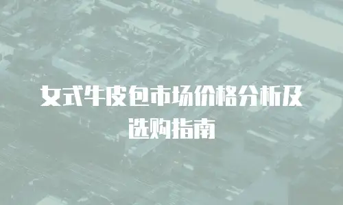 女式牛皮包市场价格分析及选购指南