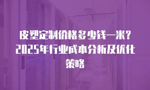 皮塑定制价格多少钱一米？2025年行业成本分析及优化策略