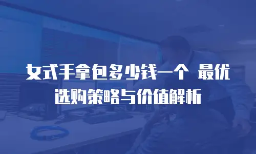 女式手拿包多少钱一个 最优选购策略与价值解析