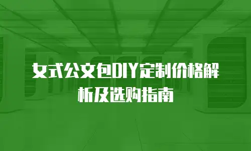 女式公文包DIY定制价格解析及选购指南