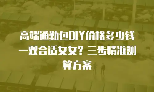 高端通勤包DIY价格多少钱一双合适女女？三步精准测算方案