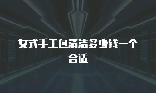 女式手工包清洁多少钱一个合适