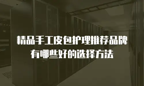 精品手工皮包护理推荐品牌有哪些好的选择方法