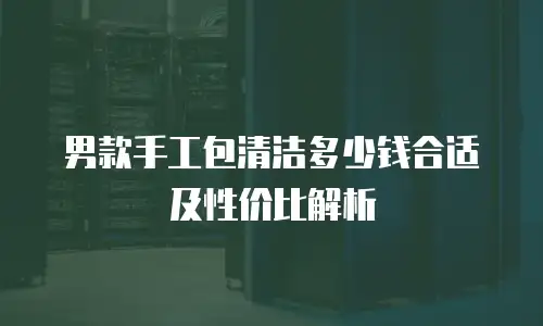 男款手工包清洁多少钱合适及性价比解析