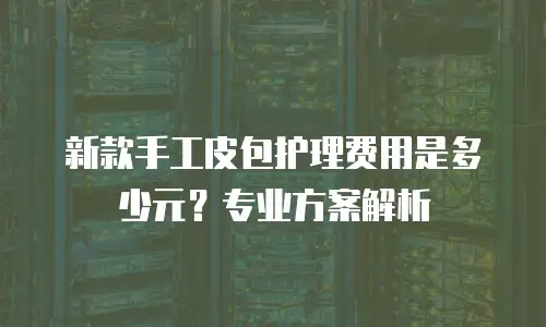 新款手工皮包护理费用是多少元？专业方案解析