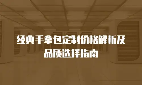 经典手拿包定制价格解析及品质选择指南