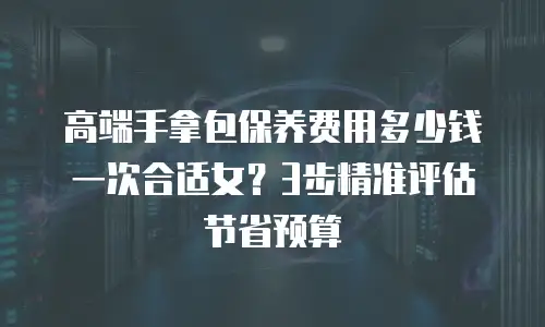 高端手拿包保养费用多少钱一次合适女？3步精准评估节省预算