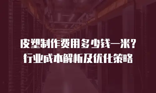 皮塑制作费用多少钱一米？行业成本解析及优化策略