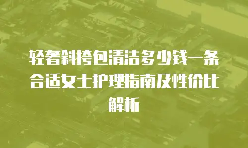 轻奢斜挎包清洁多少钱一条 合适女士护理指南及性价比解析