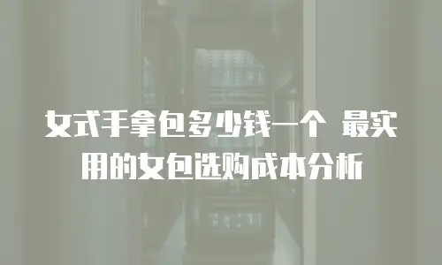 女式手拿包多少钱一个 最实用的女包选购成本分析