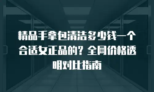 精品手拿包清洁多少钱一个合适女正品的？全网价格透明对比指南