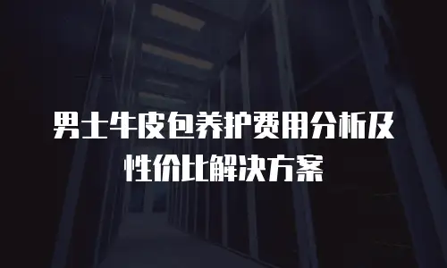 男士牛皮包养护费用分析及性价比解决方案