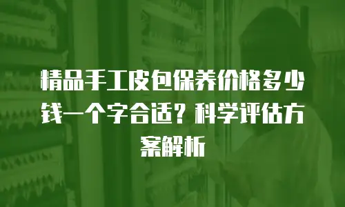 精品手工皮包保养价格多少钱一个字合适？科学评估方案解析
