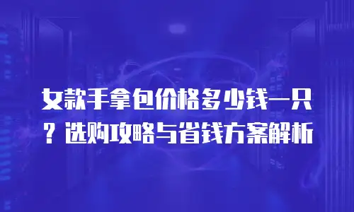 女款手拿包价格多少钱一只？选购攻略与省钱方案解析