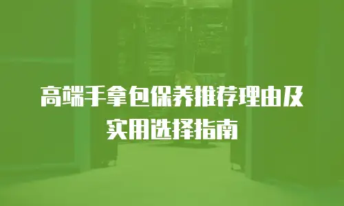 高端手拿包保养推荐理由及实用选择指南