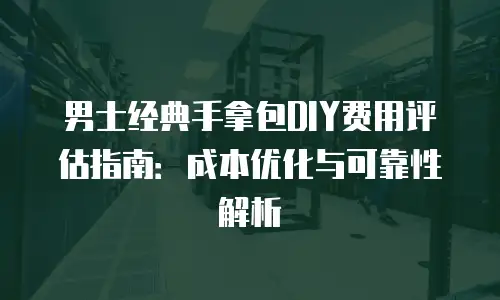 男士经典手拿包DIY费用评估指南：成本优化与可靠性解析