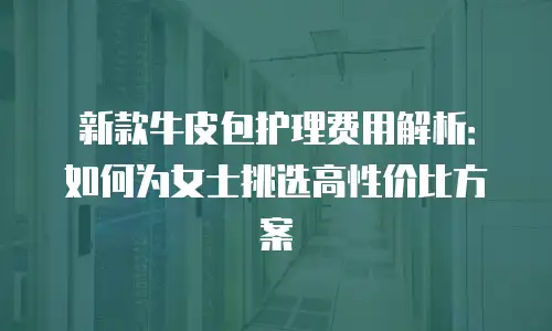 新款牛皮包护理费用解析：如何为女士挑选高性价比方案