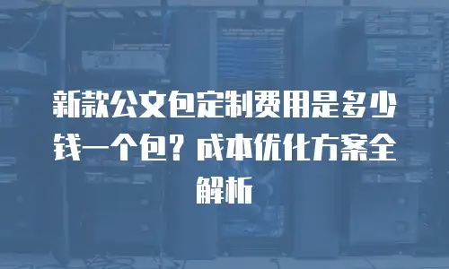 新款公文包定制费用是多少钱一个包？成本优化方案全解析